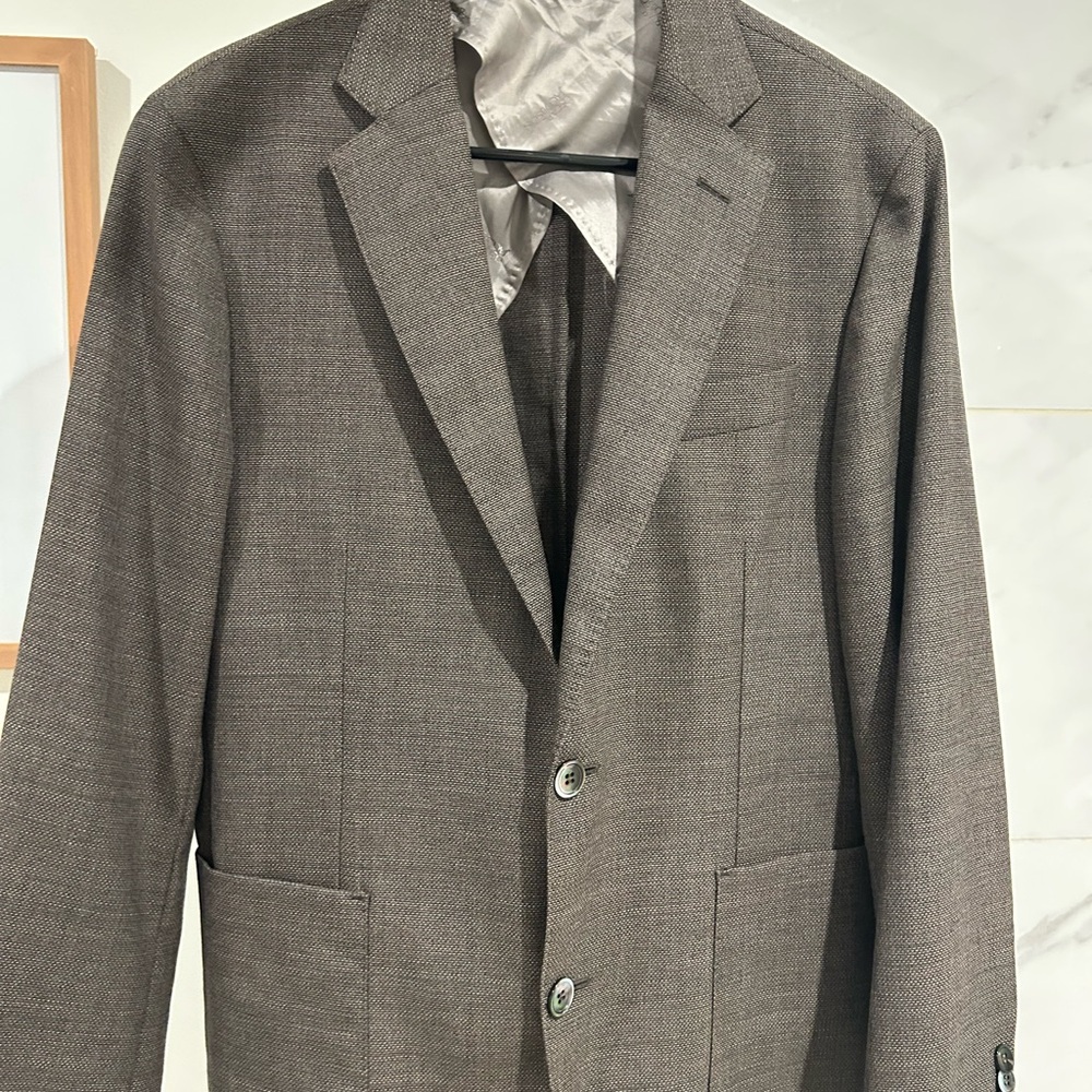 Elegant Brown Men's Blazer